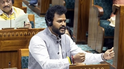 The proposed legislation includes provisions to regulate aircraft design and manufacturing, supporting the Atmanirbhar Bharat initiative for self-reliance. (Sansad TV) The proposed legislation includes provisions to regulate aircraft design and manufacturing, supporting the Atmanirbhar Bharat initiative for self-reliance. (Sansad TV)