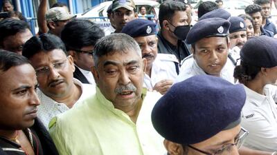 Trinamool Congress leader Anubrata Mondal after his arrest in the cattle smuggling case in 2022. (ANI File Photo) Trinamool Congress leader Anubrata Mondal after his arrest in the cattle smuggling case in 2022. (ANI File Photo)