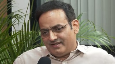Drishti IAS founder Vikas Divyakirti in an interview. (ANI) Drishti IAS founder Vikas Divyakirti in an interview. (ANI)