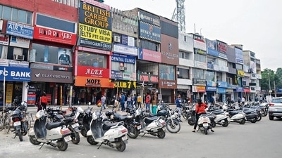 MP: 13 coaching institutes, libraries, operating in basements sealed in Indore (ANIL DAYAL/HT) MP: 13 coaching institutes, libraries, operating in basements sealed in Indore (ANIL DAYAL/HT)
