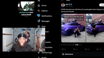 Kai Cenat condemns NYPD's actions as 'gang-like' following Fanum's arrest. Kai Cenat condemns NYPD's actions as 'gang-like' following Fanum's arrest.