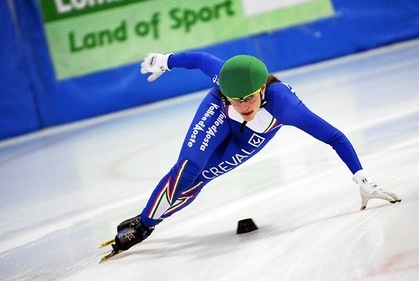 Short-track speed skater Martina Valcepina Short-track speed skater Martina Valcepina