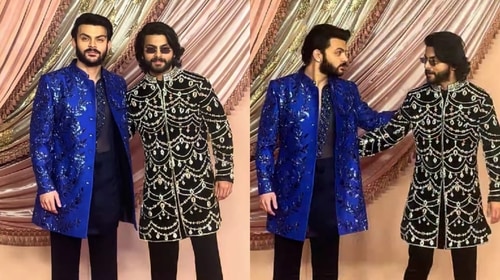 Veer and Shikhar at Anant Ambani's sangeet ceremony Veer and Shikhar at Anant Ambani's sangeet ceremony