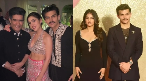 Veer with Sara and Harnaaz Veer with Sara and Harnaaz