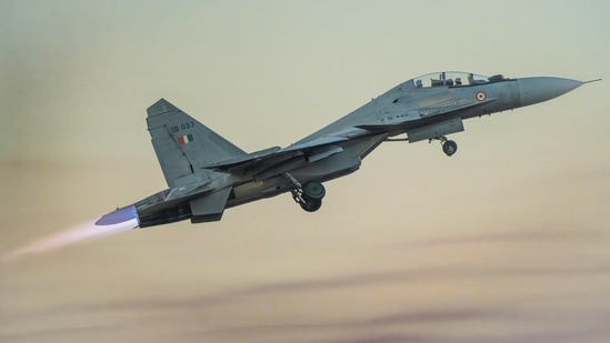 Indian Air Force (IAF) Su-30MKIs in action as it undertakes night air operations during the Exercise Pitch Black 2024, in Darwin on July 24 (ANI Photo)(Indian Air Force-X)