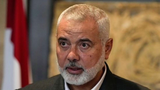 Hamas chief Ismail Haniyeh(AP)