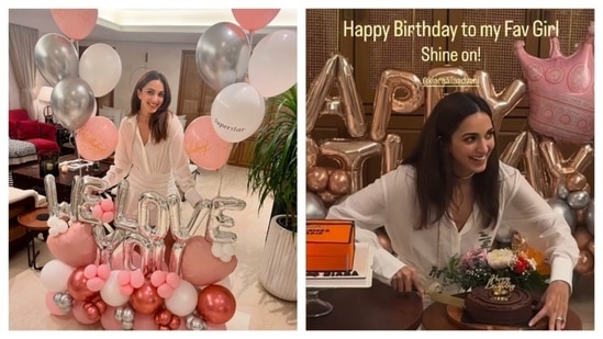 Sidharth Malhotra and friends posted pictures and videos of Kiara Advani's birthday bash at home.