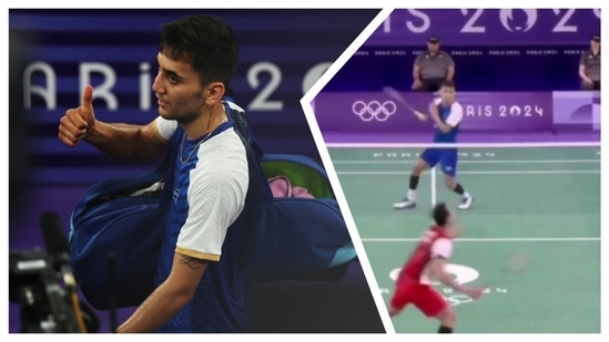 Lakshya Sen marched into pre-quarters with his win over Jonatan Christie(Reuters-X)
