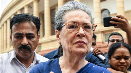 Sonia Gandhi was speaking at the Congress Parliamentary Party meeting held at in the national Capital. (ANI photo)