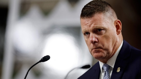 US Acting Secret Service Director Ronald Rowe Jr. testifies before a joint hearing of the Senate Judiciary and Homeland Security and Government Affairs committees in the Dirksen Senate Office Building on Capitol Hill on July 30, 2024 in Washington, DC.(Getty Images via AFP)