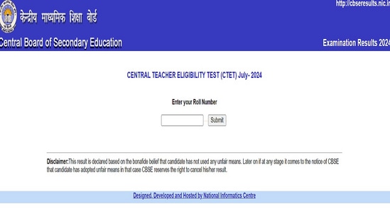 CTET Result 2024 Live: CBSE CTET results out at ctet.nic.in, direct link here 