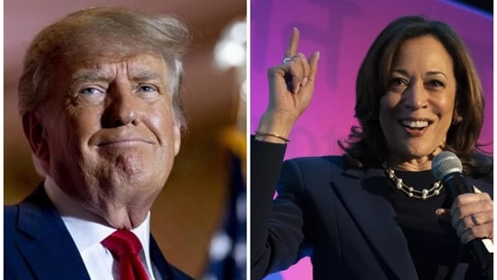 Donald Trump said in a Tuesday interview with WABC radio in New York that Kamala Harris appeared annoyed during a meeting last week with Israeli Prime Minister Benjamin Netanyahu. (AP )