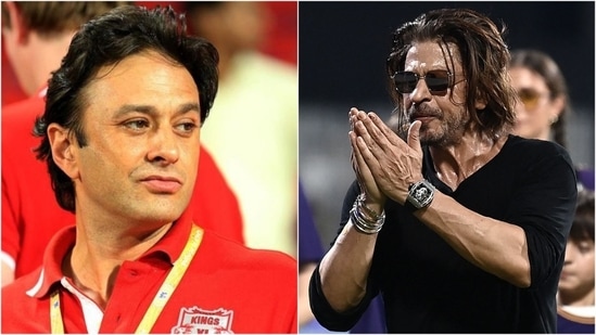 Ness Wadia (L) and Shah Rukh Khan had a heated argument during the BCCI meeting(Files)