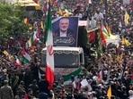 Iranians follow a truck, center, carrying the coffins of Hamas leader Ismail Haniyeh and his bodyguard who were killed in an assassination blamed on Israel on Wednesday, during their funeral ceremony at Enqelab-e-Eslami (Islamic Revolution) Sq. in Tehran, Iran, Thursday, Aug. 1, 2024. (AP Photo/Vahid Salemi)(AP) Iranians follow a truck, center, carrying the coffins of Hamas leader Ismail Haniyeh and his bodyguard who were killed in an assassination blamed on Israel on Wednesday, during their funeral ceremony at Enqelab-e-Eslami (Islamic Revolution) Sq. in Tehran, Iran, Thursday, Aug. 1, 2024. (AP Photo/Vahid Salemi)(AP)
