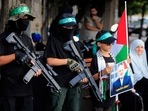 Masked boys hold machine gun toys during a protest in the southern port city of Sidon, Lebanon, Wednesday, July 31, 2024, to condemn the killing of Hamas political chief Ismail Haniyeh.(AP) Masked boys hold machine gun toys during a protest in the southern port city of Sidon, Lebanon, Wednesday, July 31, 2024, to condemn the killing of Hamas political chief Ismail Haniyeh.(AP)