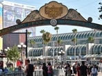 Attendees walk outside the San Diego Convention Center on the first day of Comic Con International in San Diego, California, on July 24, 2024. (Photo by Chris DELMAS / AFP) Attendees walk outside the San Diego Convention Center on the first day of Comic Con International in San Diego, California, on July 24, 2024. (Photo by Chris DELMAS / AFP)