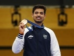 Swapnil Kusale is India's third medal winner at the Paris Olympics 2024. Swapnil Kusale is India's third medal winner at the Paris Olympics 2024.