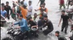 A commuter being harassed by revellers in the Gomti Nagar area on Thursday (HT File Photo) A commuter being harassed by revellers in the Gomti Nagar area on Thursday (HT File Photo)
