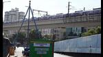 According to HMRTC officials, the spur or metro extension connecting Rezangla Chowk in Palam Vihar and Dwarka Sector 21 station will be 8.4 km long, of which 5 km will be from Palam Vihar to Sector 111 in Gurugram and the remaining 3.4 km will be in Delhi. (HT PHOTO) According to HMRTC officials, the spur or metro extension connecting Rezangla Chowk in Palam Vihar and Dwarka Sector 21 station will be 8.4 km long, of which 5 km will be from Palam Vihar to Sector 111 in Gurugram and the remaining 3.4 km will be in Delhi. (HT PHOTO)