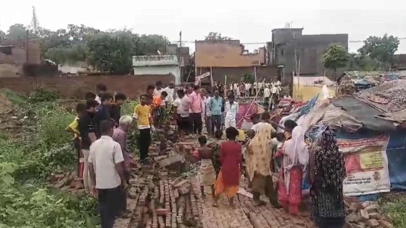 Couple dies in wall collapse triggered by heavy rain in Dadri