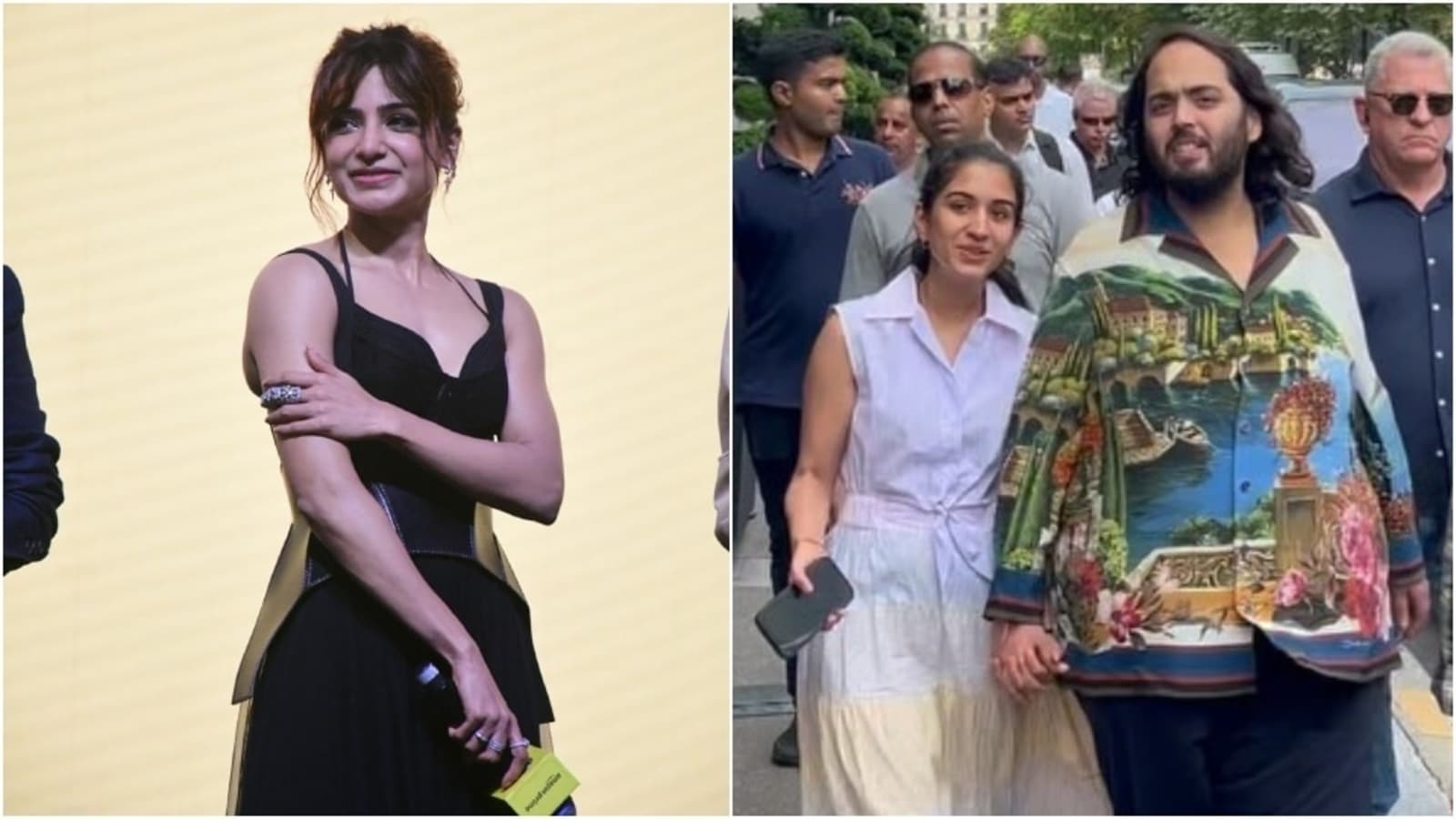 Samantha Ruth Prabhu's sheer gown to Radhika Merchant's simple dress in Paris: Best-dressed celebs of the day