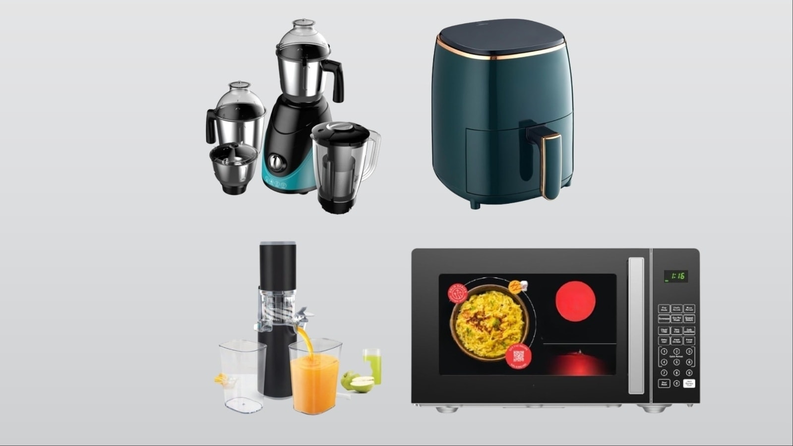 Amazon Special Discounts on mixer grinders, air fryers, juicers and more: Get minimum 45% off on kitchen appliances