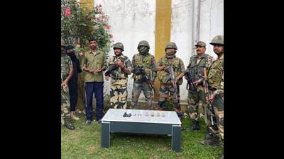 A Pakistani intruder was gunned down by the BSF along the international border in Samba district of Jammu and Kashmir, a senior officer said on Thursday. (ANI File Photo) A Pakistani intruder was gunned down by the BSF along the international border in Samba district of Jammu and Kashmir, a senior officer said on Thursday. (ANI File Photo)