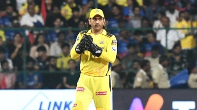 Chennai Super Kings' MS Dhoni during the match against Royal Challengers Bengaluru in the Indian Premier League 2024, at M. Chinnaswamy Stadium (ANI) Chennai Super Kings' MS Dhoni during the match against Royal Challengers Bengaluru in the Indian Premier League 2024, at M. Chinnaswamy Stadium (ANI)