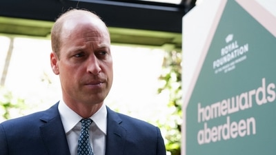 Britain's Prince William looks on during a visit to Lambeth to mark the first year of the homelessness initiative Homewards, in London, Britain, July 11, 2024. REUTERS/Maja Smiejkowska/Pool (REUTERS)