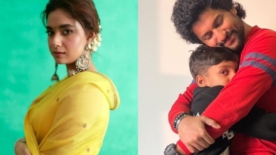 Keerthy Suresh shares a loving relationship with Nani and his son Arjun. Keerthy Suresh shares a loving relationship with Nani and his son Arjun.