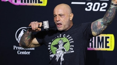 Joe Rogan predicts who could win 2024 presidential election (Photo by Luke Hales / GETTY IMAGES NORTH AMERICA / Getty Images via AFP) (Getty Images via AFP)