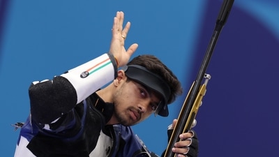 Swapnil Kusale secured his first Olympics medal at his Games debut (EPA-EFE) Swapnil Kusale secured his first Olympics medal at his Games debut (EPA-EFE)