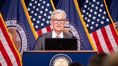 US Federal Reserve Chairman Jerome Powell speaks at a news conference. (AFP) US Federal Reserve Chairman Jerome Powell speaks at a news conference. (AFP)