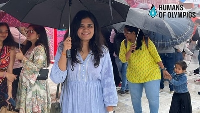 Aishwarya Karunakar's curiosity led her to the Games village (Shrenik Avlani) Aishwarya Karunakar's curiosity led her to the Games village (Shrenik Avlani)
