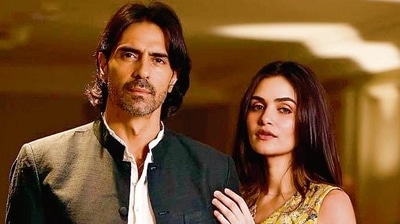 Arjun Rampal and Gabriella