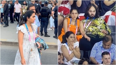 Isha Ambani attends Paris Olympics with Mukesh Ambani, Anant Ambani and Radhika Merchant. (Instagram ) Isha Ambani attends Paris Olympics with Mukesh Ambani, Anant Ambani and Radhika Merchant. (Instagram )