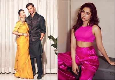 Actor-couple Hrithik Roshan and Saba Azad; Pashmina Roshan