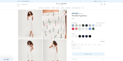 The price of the midi dress Isha Ambani wore to the Paris Olympics. (hillhousehome.co.uk)
