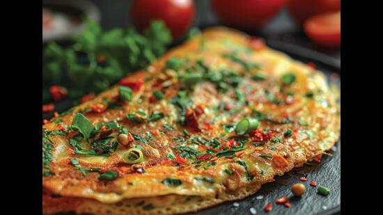 India’s masala omelettes have more flavour than the French omelette and often come with a gravy. (ADOBE STOCK)