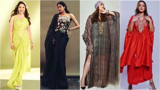 Say goodbye to the same old drapes! Here are 6 trendy tips to give your saree and kaftan looks a modern and stylish twist.(Instagram)