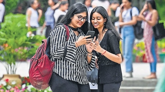 The commission has recommended that students who appeared in CUET may be considered irrespective of the domain subject papers in which they appeared. (Sanchit Khanna/HT (For representational purposes only)