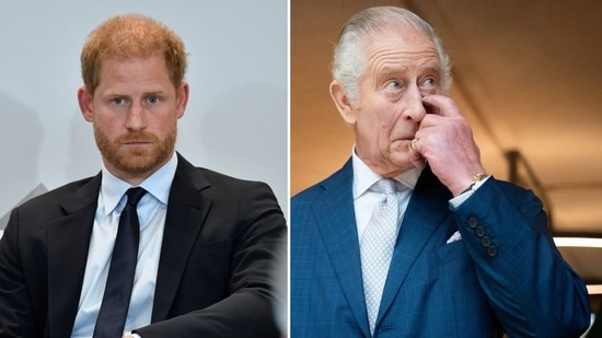 A new book has claimed that Prince Harry asked his father, King Charles, a heartbreaking question after he was asked to?leave Frogmore cottage (AP/PTI, James Manning/Pool via REUTERS)