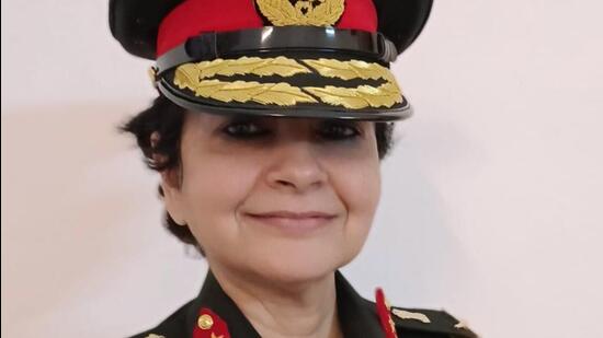 Lieutenant General Sadhna Saxena Nair graduated from the Armed Forces Medical College, Pune. (HT Photo)