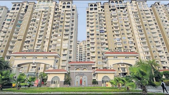 NBCC is itself keen to undertake development of the remaining unused FAR available at six locations, including Noida’s Silicon City (above). (HT Archive)