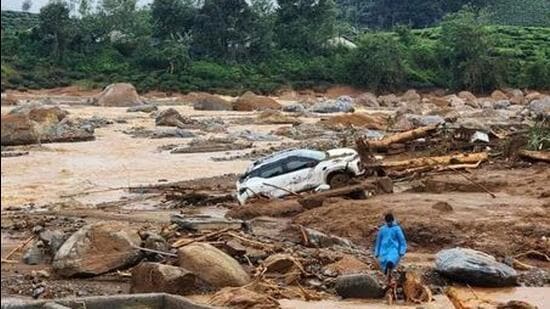 Scientists suggest that the recent Wayanad landslides in Kerala were likely caused by a mix of climate change, excessive mining, and deforestation (AP Photo)
