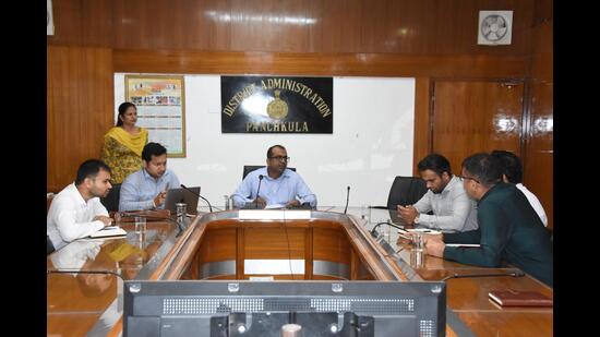 The Panchkula administration organises Samadhan Camp in the auditorium of the Mini-Secretariat on all working days from 9 am to 11 am. (HT Photo)