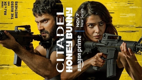 Varun Dhawan and Samantha Ruth Prabhu star as leads in Citadel: Honey Bunny.