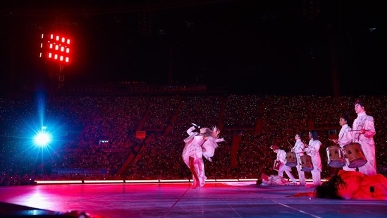 The Swifties packed the Olympic Hill, or Olympiaberg, one of the highest elevations in the southern German city, for the second straight day Sunday. That gave them a high perch for watching the singer's sold-out concert in the nearby Olympic Stadium.