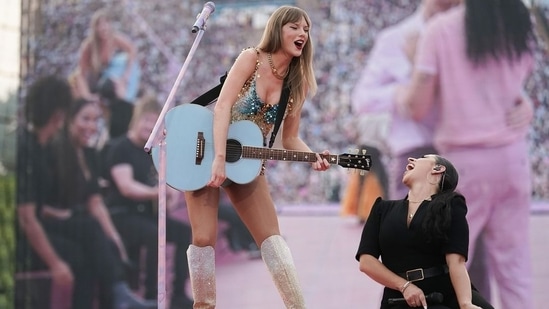 Sunday's concert was Swift's last in Germany as part of her Eras tour. She heads next to the Polish capital, Warsaw, for three concerts this coming week, from Thursday through Saturday.
