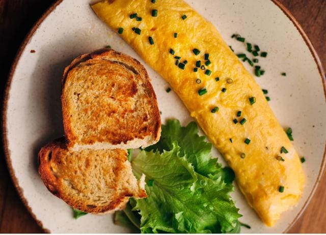 A classic French omelette has two folds and is a test of how good a chef is with his or her hands. (ADOBE STOCK) A classic French omelette has two folds and is a test of how good a chef is with his or her hands. (ADOBE STOCK)
